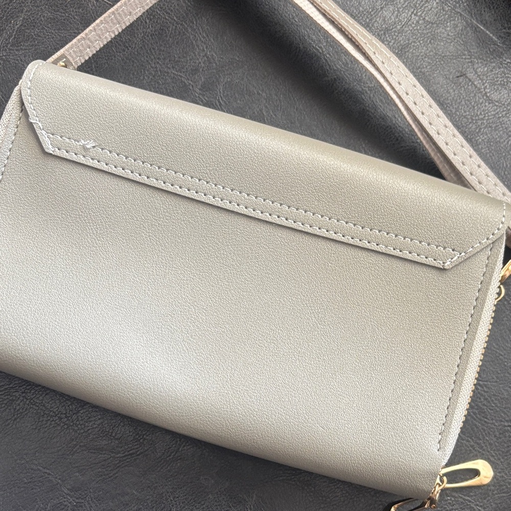Endaycon faux leather Gray Crossbody Bag - Picture 5 of 7